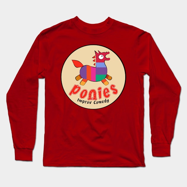 Ponies Logo Long Sleeve T-Shirt by BriarPatch512